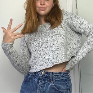 Cozy american eagle cropped sweater
